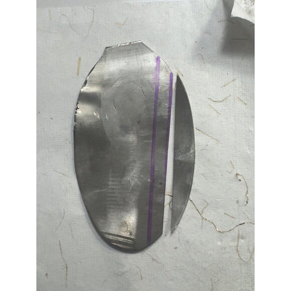 Artisan Silver & Blue Willow China Statement Cocktail Rose Ring Size 9 - Picture 12 of 16